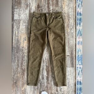 2 for $30 sale: Banana republic olive green velvety high rise skinny pants 29/8